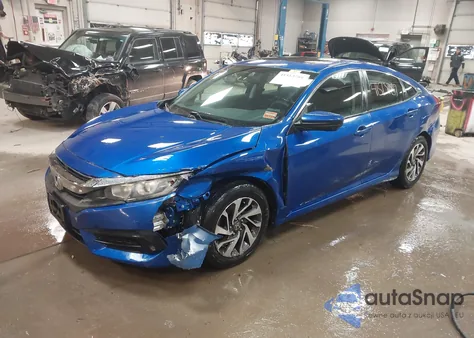 2016 Honda Civic Ex из США, поврежденный, VIN 19XFC2F79GE248976
